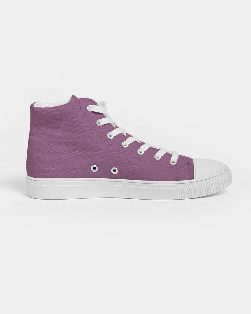 Shaded Pastel Purple High-Top Canvas Sneakers | Women's | C15M60Y0K30