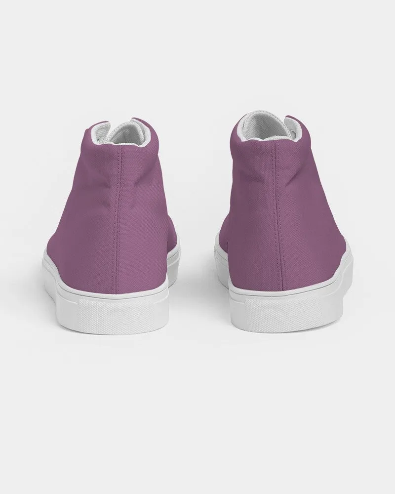 Shaded Pastel Purple High-Top Canvas Sneakers | Women's | C15M60Y0K30