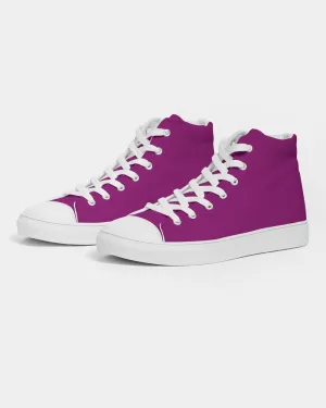Shaded Purple High-Top Canvas Sneakers | Women's | C25M100Y0K30