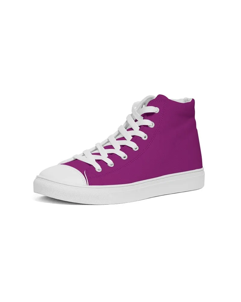 Shaded Purple High-Top Canvas Sneakers | Women's | C25M100Y0K30