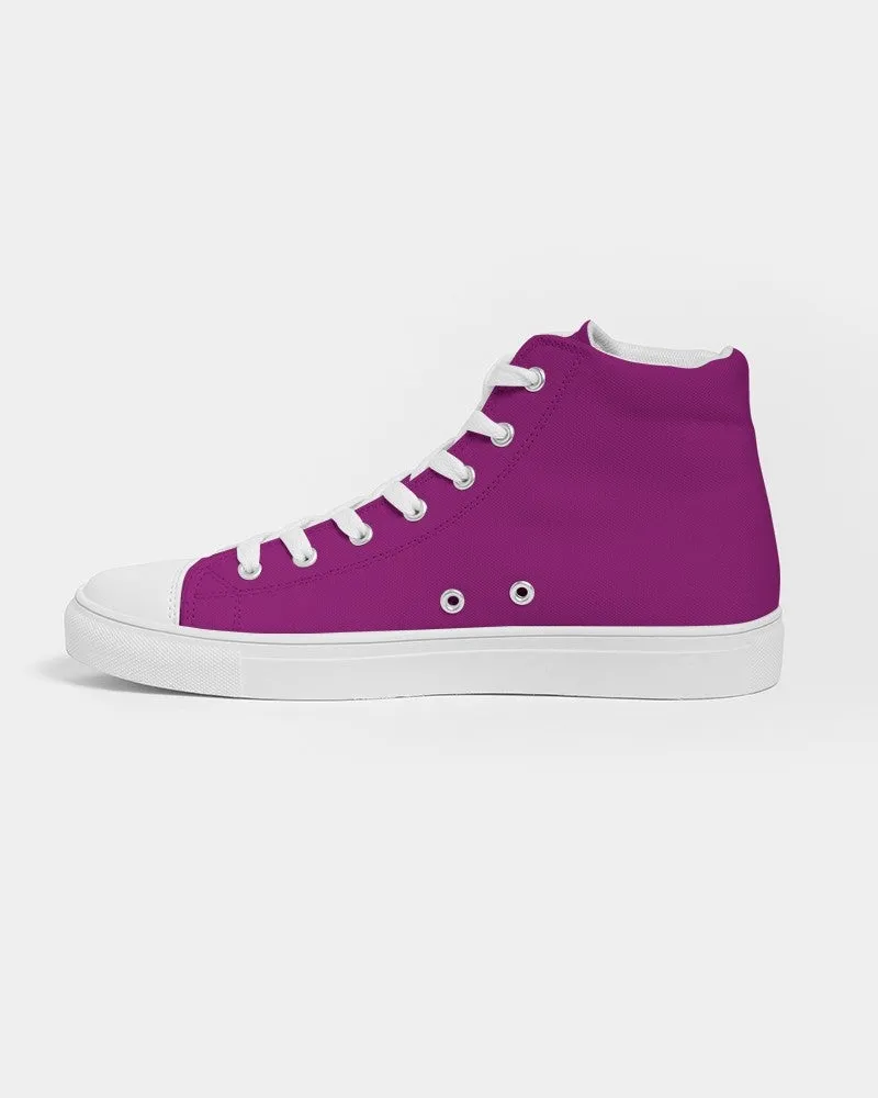 Shaded Purple High-Top Canvas Sneakers | Women's | C25M100Y0K30