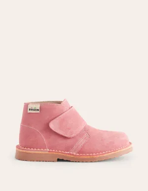 Suede Desert Boot-Pink