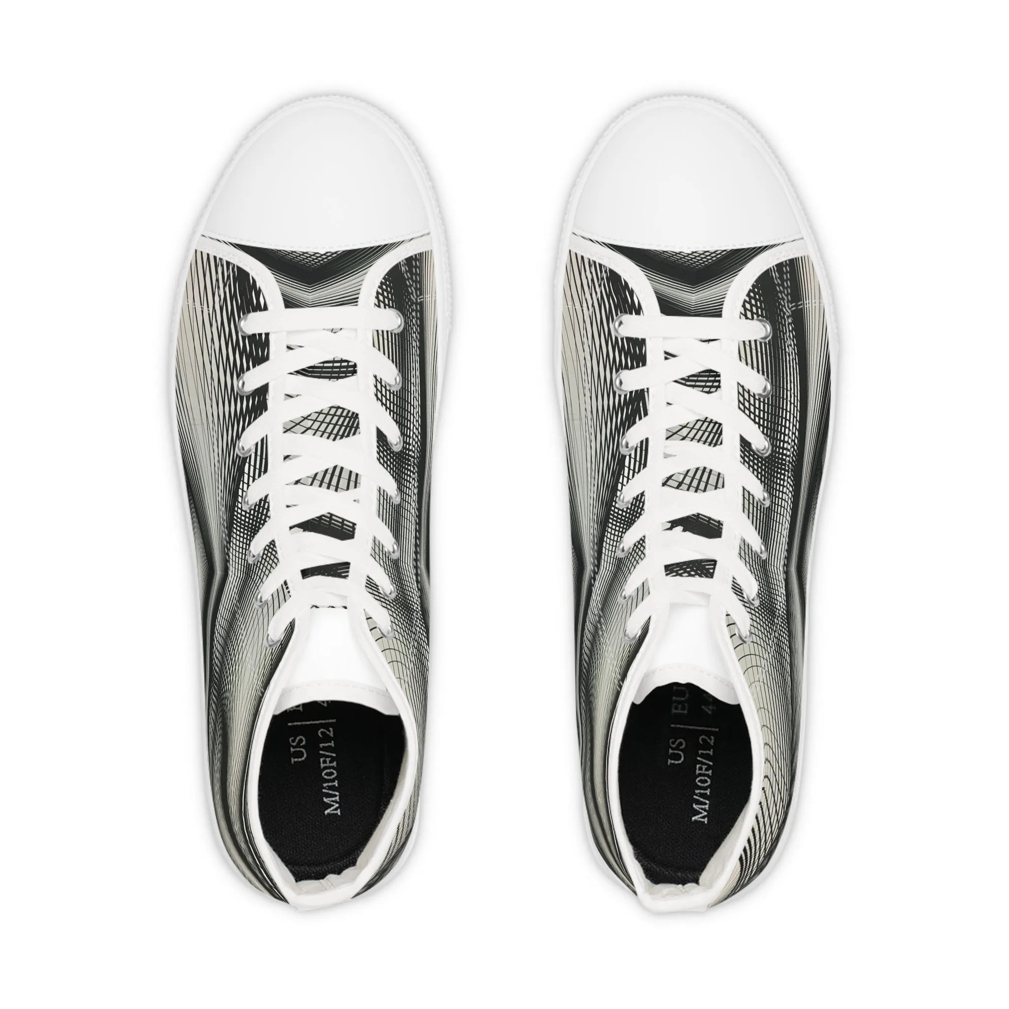 The Grid - Men's High Top Sneakers