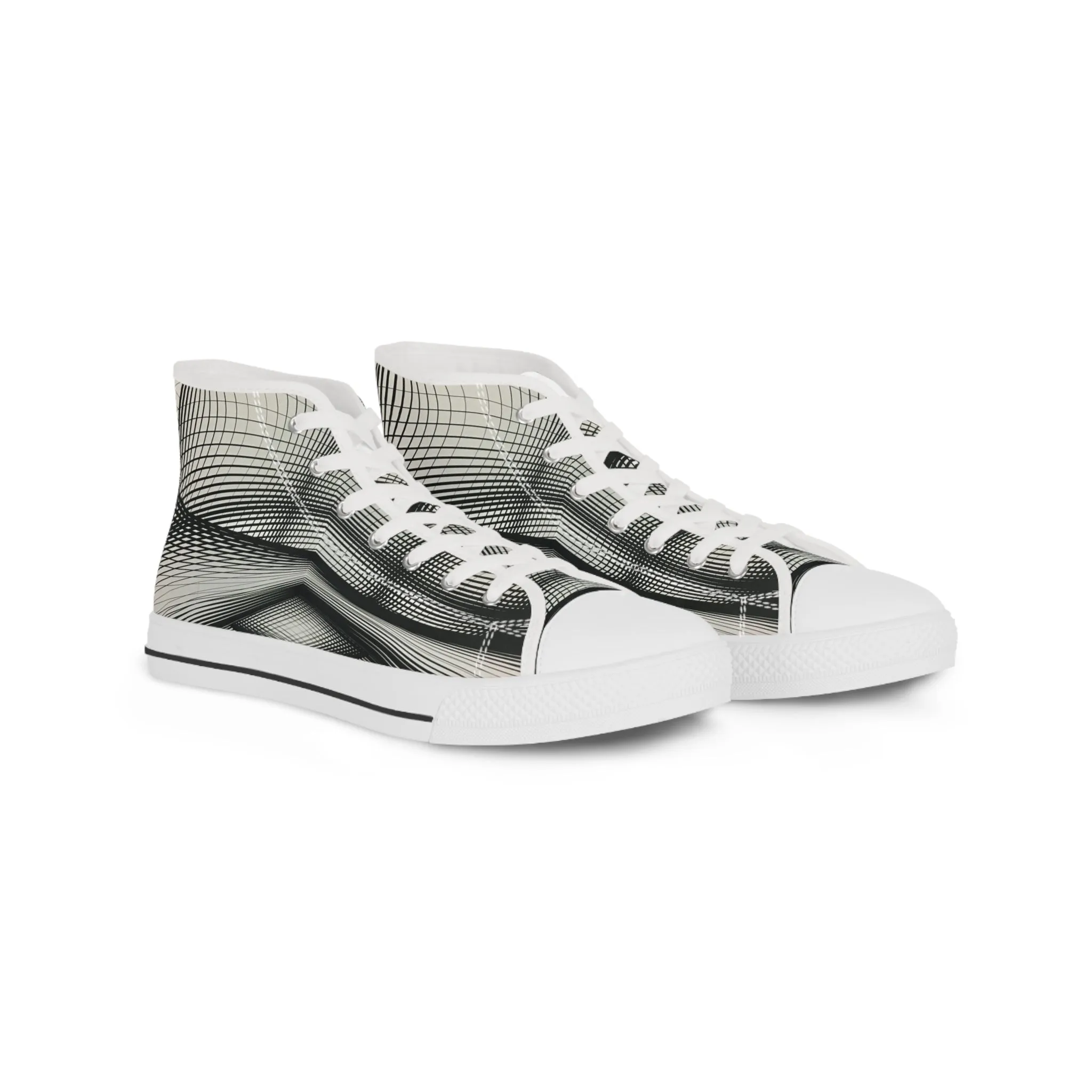 The Grid - Men's High Top Sneakers