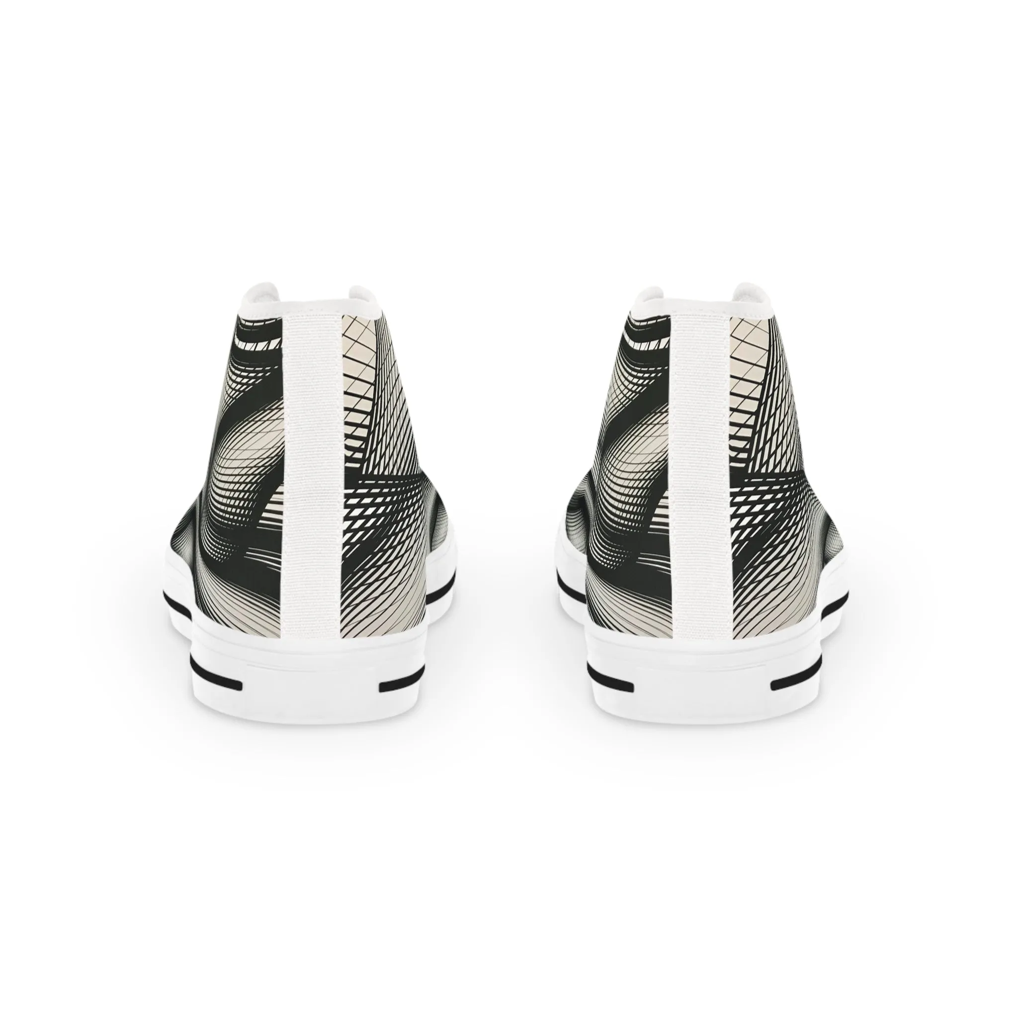 The Grid - Men's High Top Sneakers