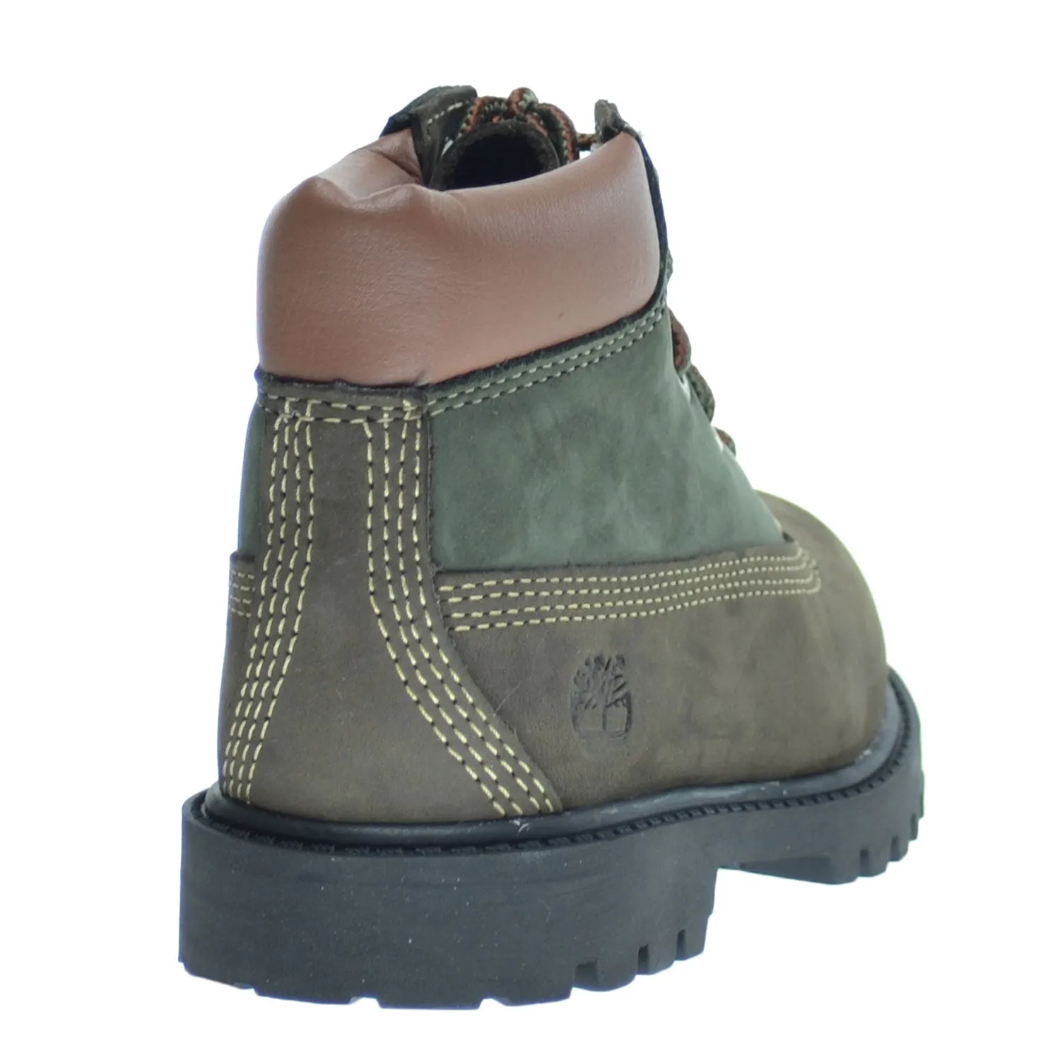Timberland 6 Inch Premium Waterproof Toddlers/Infants Boots Brown/Green