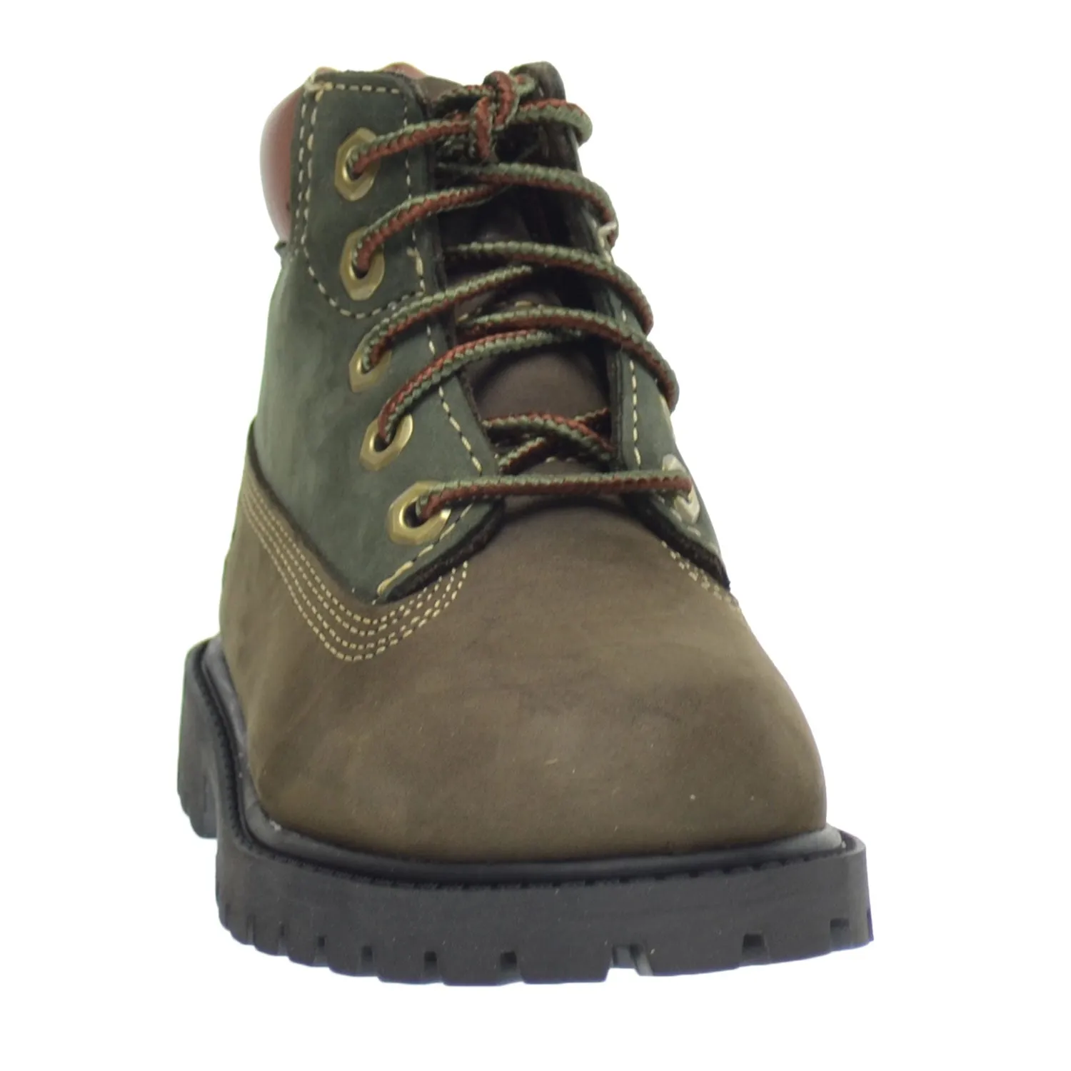 Timberland 6 Inch Premium Waterproof Toddlers/Infants Boots Brown/Green