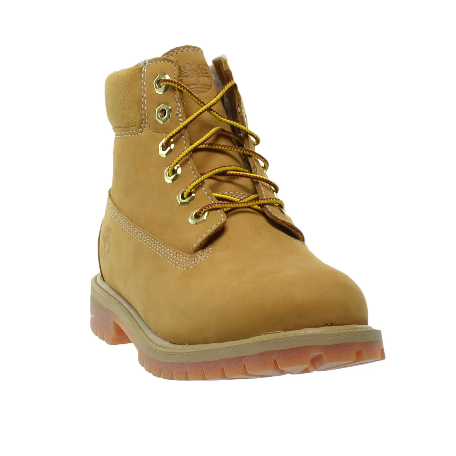 Timberland Big Kids 6 Inch Classic Waterproof Shearling Boots Wheat