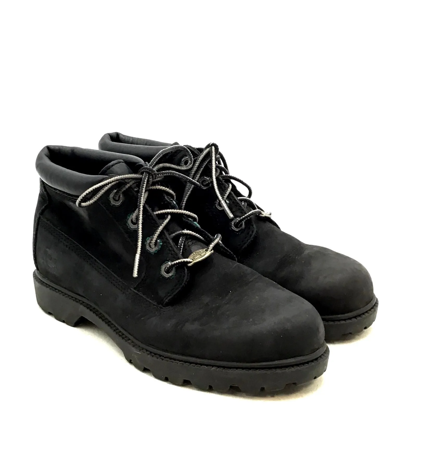 Timberland Women's Nellie 10349 Black Leather Ankle Chukka Boots - Size 8M