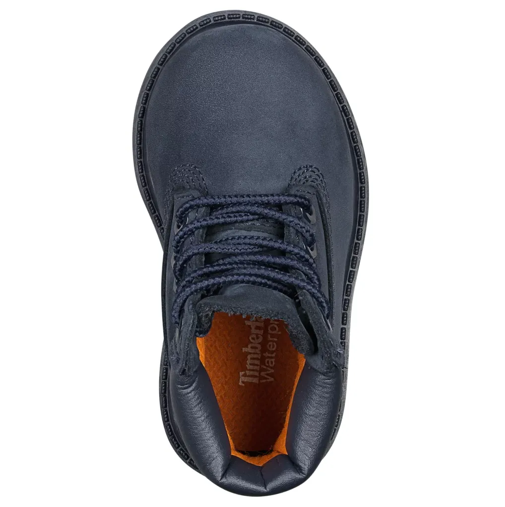 Toddler-Timberland Premium 6-Inch Waterproof Boots - Blue Nubuck