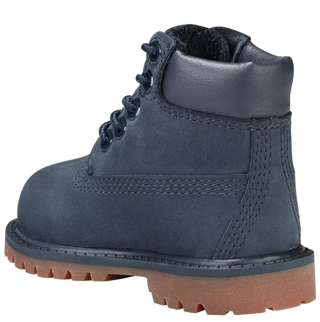 Toddler-Timberland Premium 6-Inch Waterproof Boots - Blue Nubuck