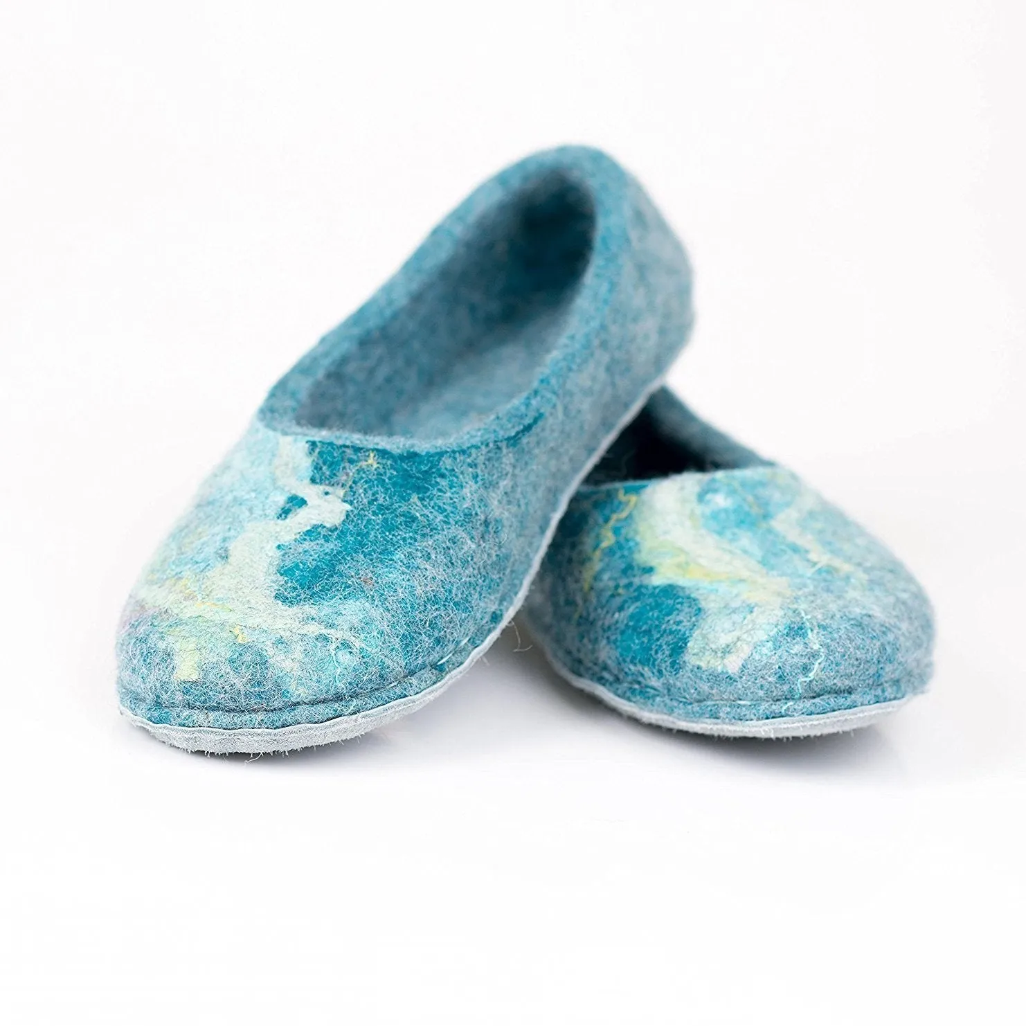 Turquoise blue Ocean slippers