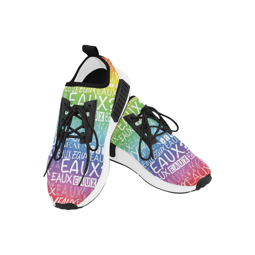 WHITE ALLEAUXVER EAUX MEN'S RUNNING SHOES