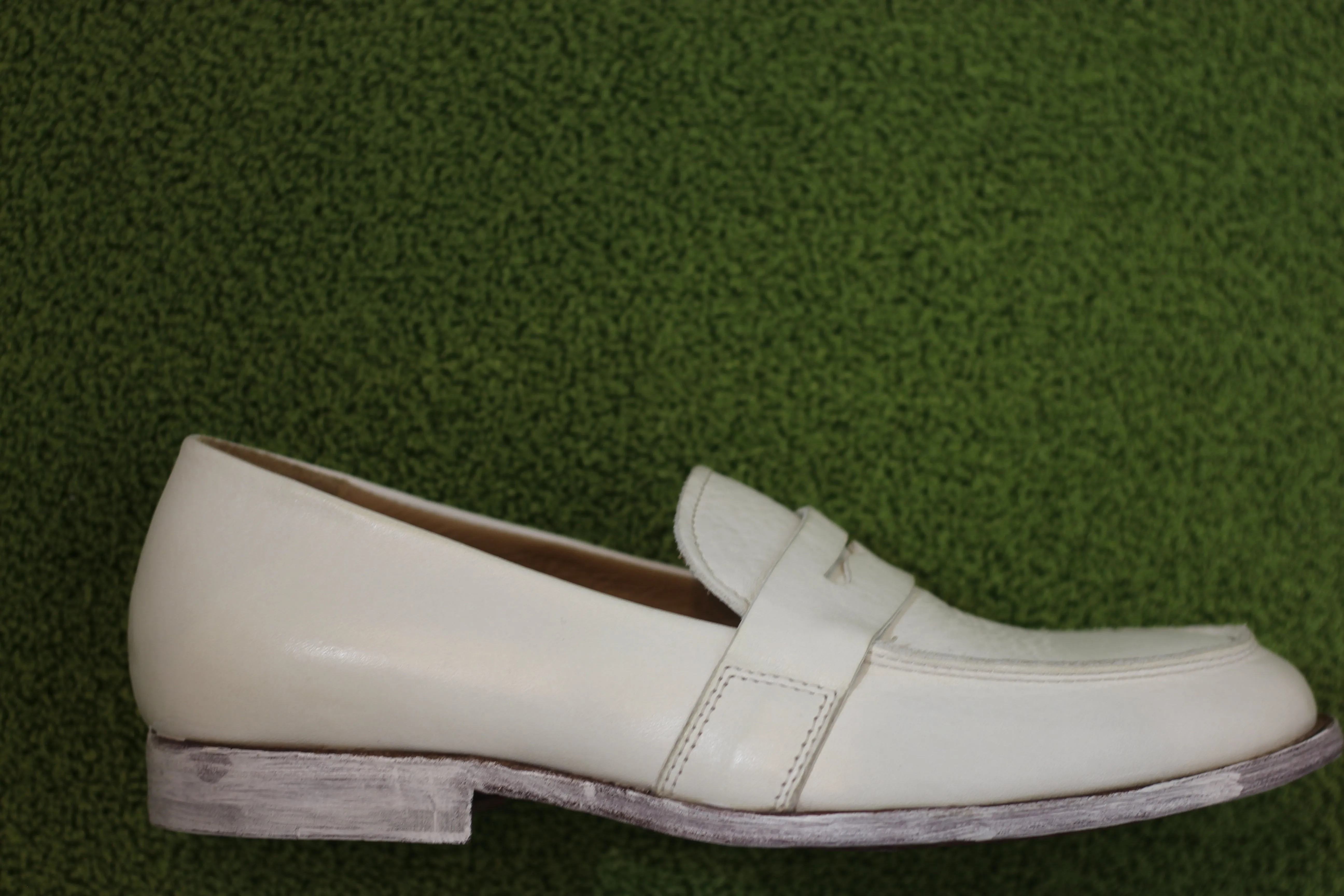 Women's 31403 Penny Loafer - White Calf