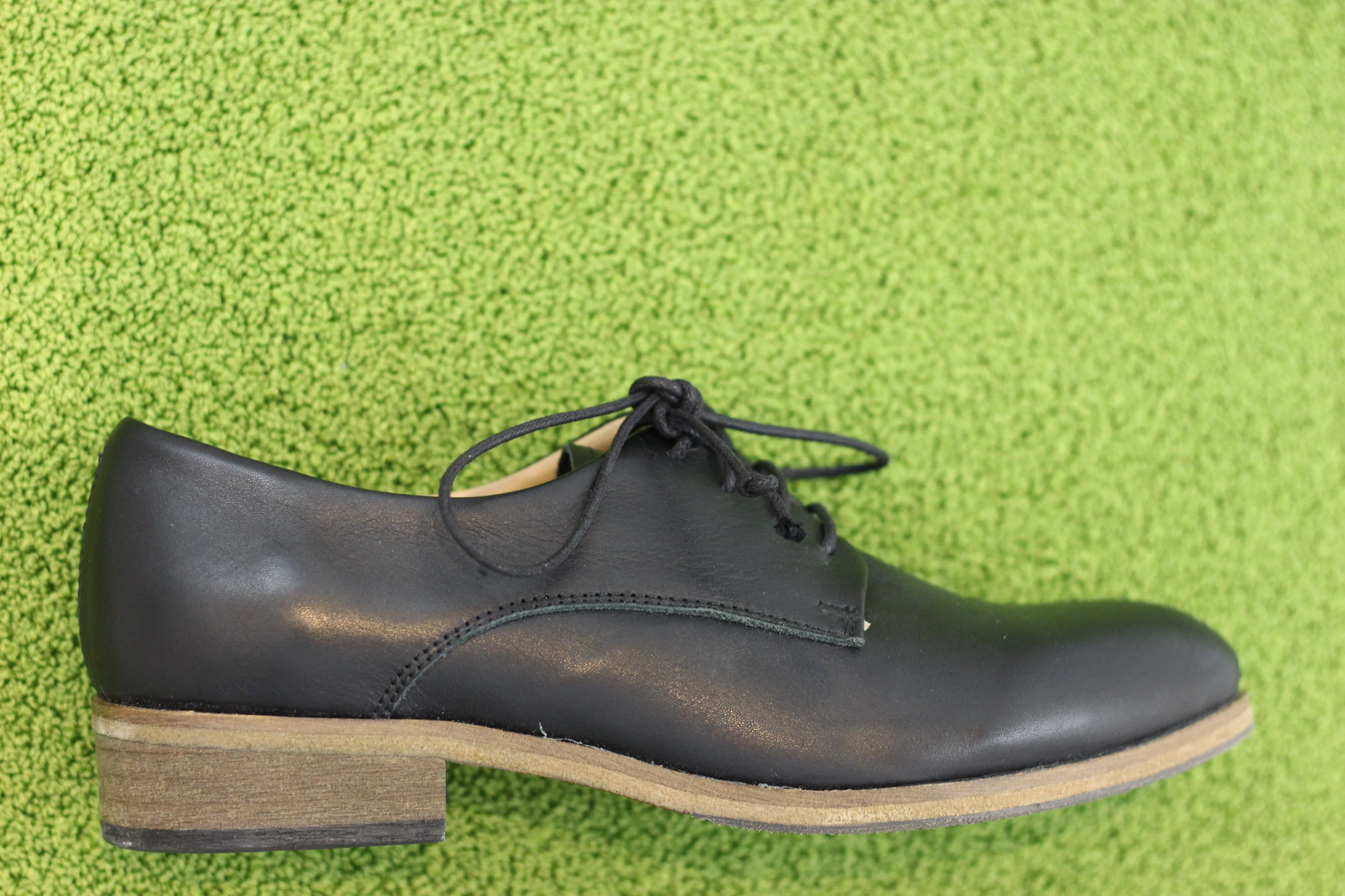 Women's GB010150 Oxford - Black Calf