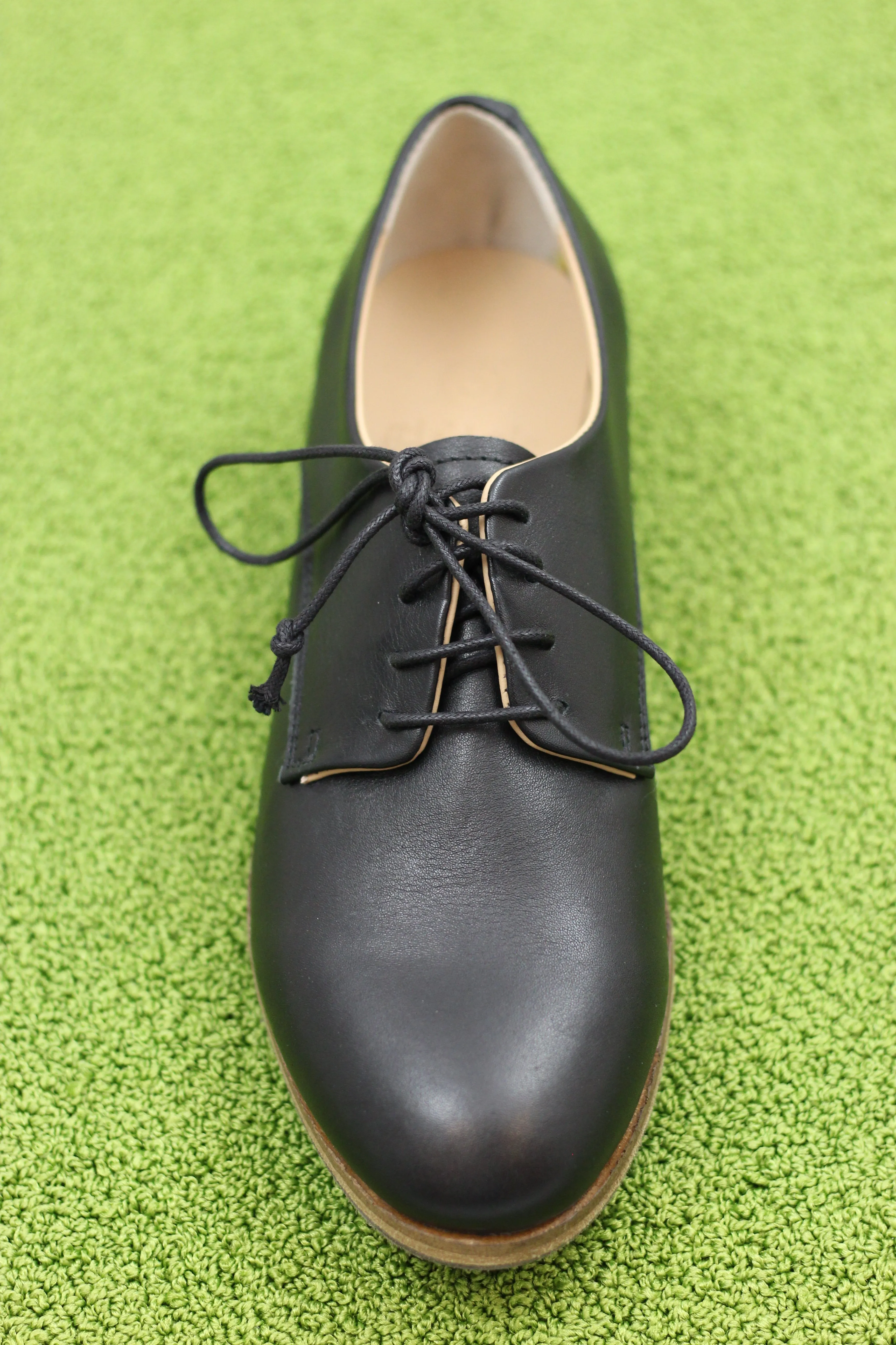 Women's GB010150 Oxford - Black Calf